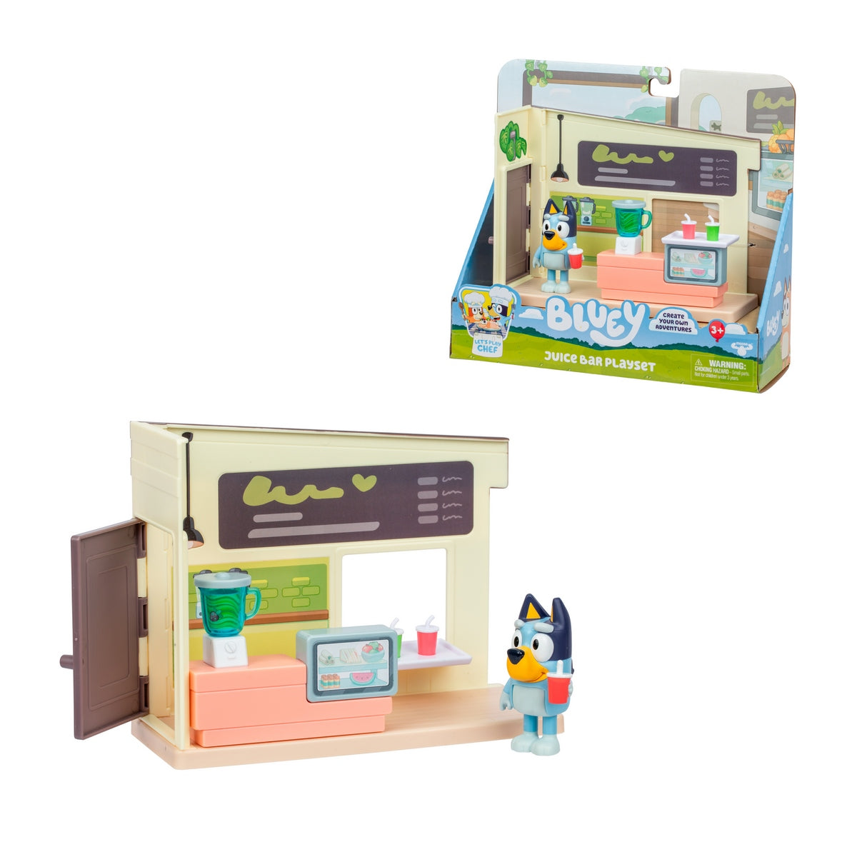 Bluey Mini Playset Barra De Jugos